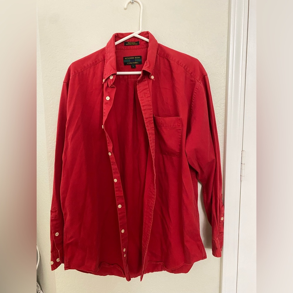 ALEXANDER JULIAN COLOURS women’s button up size large 
100% cotton